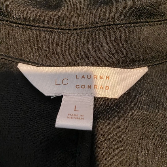 Lauren Conrad Women’s Notch Collar Full Length Sleeve Black Blazer - Picture 4 of 4